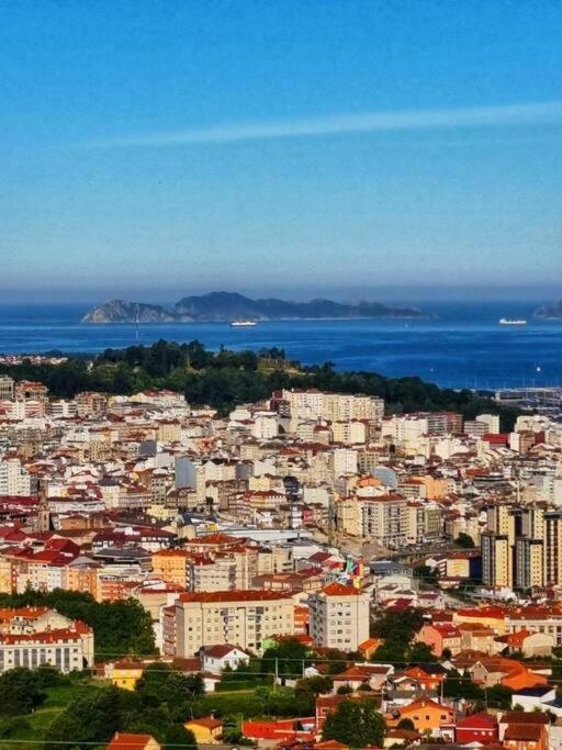 Piso Con Preciosas Vistas De Vigo Apartment Bagian luar foto